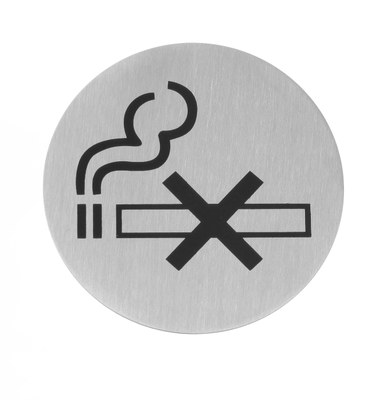 Pictogramme inox - Non-Fumeur