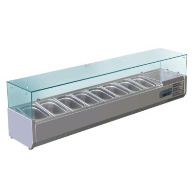 Kit réfrigéré vitré 180 cm – 8x GN1/4 – Polar – G610